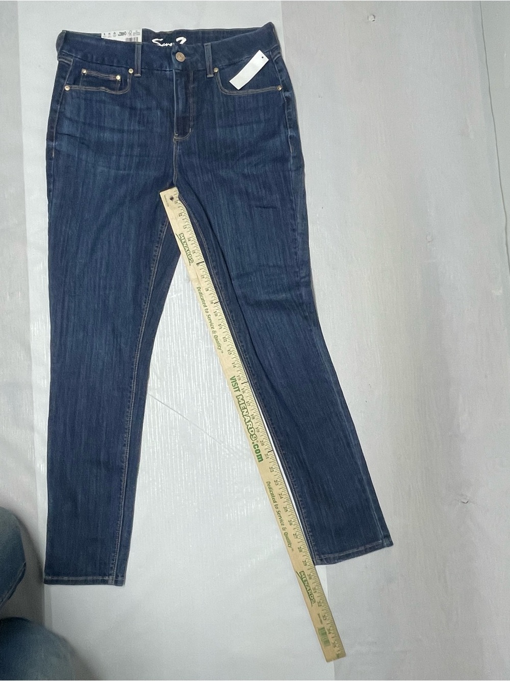 Seven7 Indigo Women's Skinny Jeans Sz:12 - Picture 3 of 6